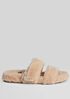Lully Shearling Slide Sandal