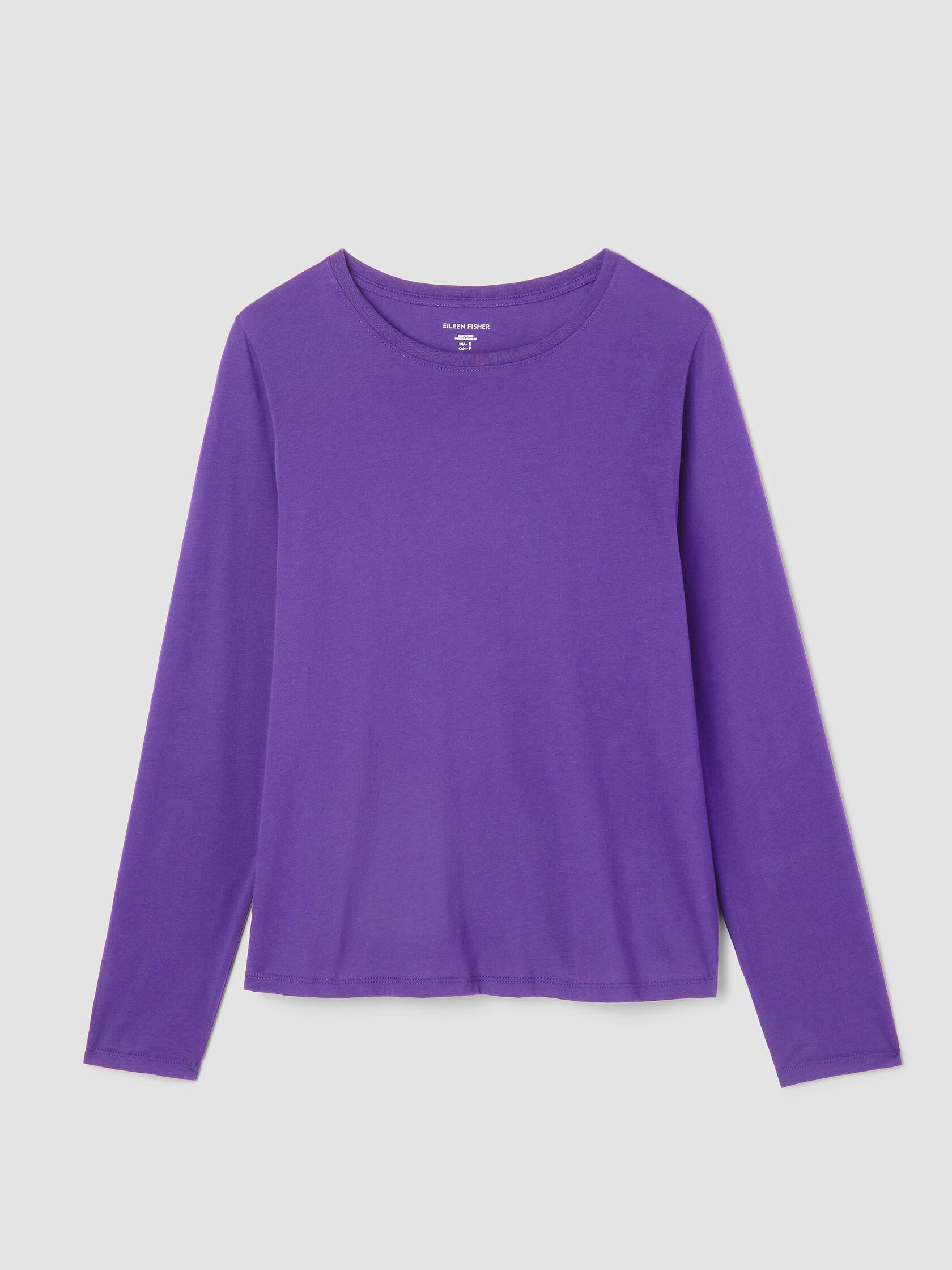 Organic Pima Cotton Jersey Long-Sleeve Tee