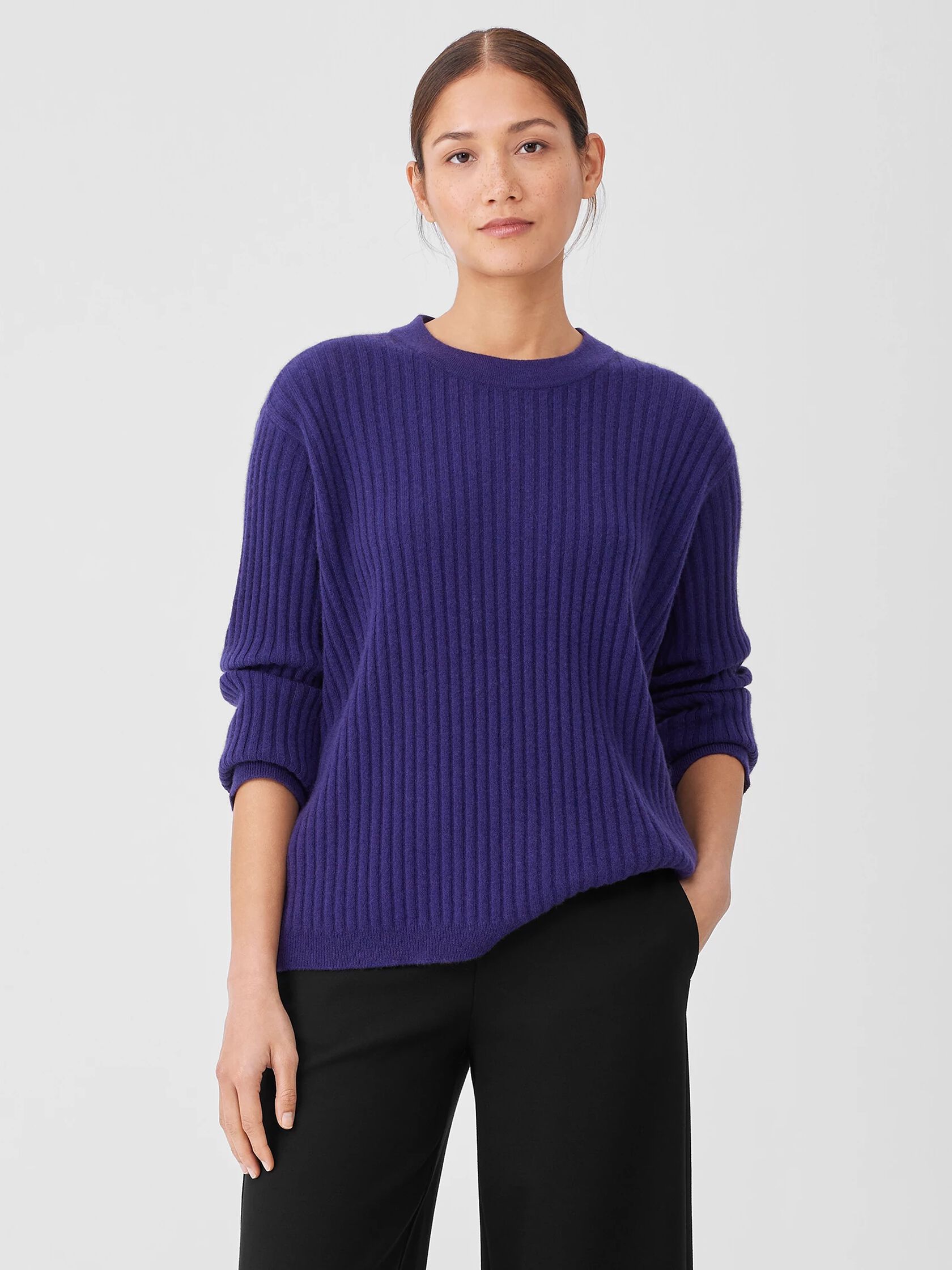 Italian Cashmere Crew Neck Top