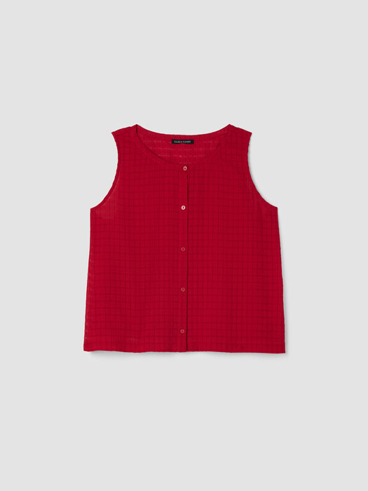 Organic Cotton Voile Box Vest