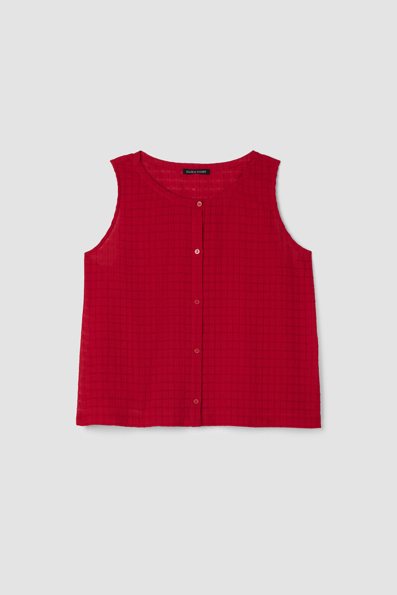 Organic Cotton Voile Box Vest Organic Cotton Voile Box Vest