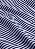 Striped Organic Cotton Slub Bateau Neck Top