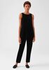 Velvet Tapered Ankle Pant