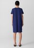Organic Cotton Slubby Jersey V-Neck Dress