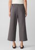 Garment-Dyed Utility Cotton Wide-Leg Pant