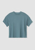 Lightweight Organic Cotton Terry Crew Neck Top
