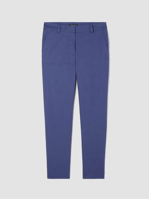 Stretch Cotton Twill Tapered Trouser Pant
