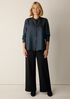 Lightweight Ponte Wide-Leg Pant