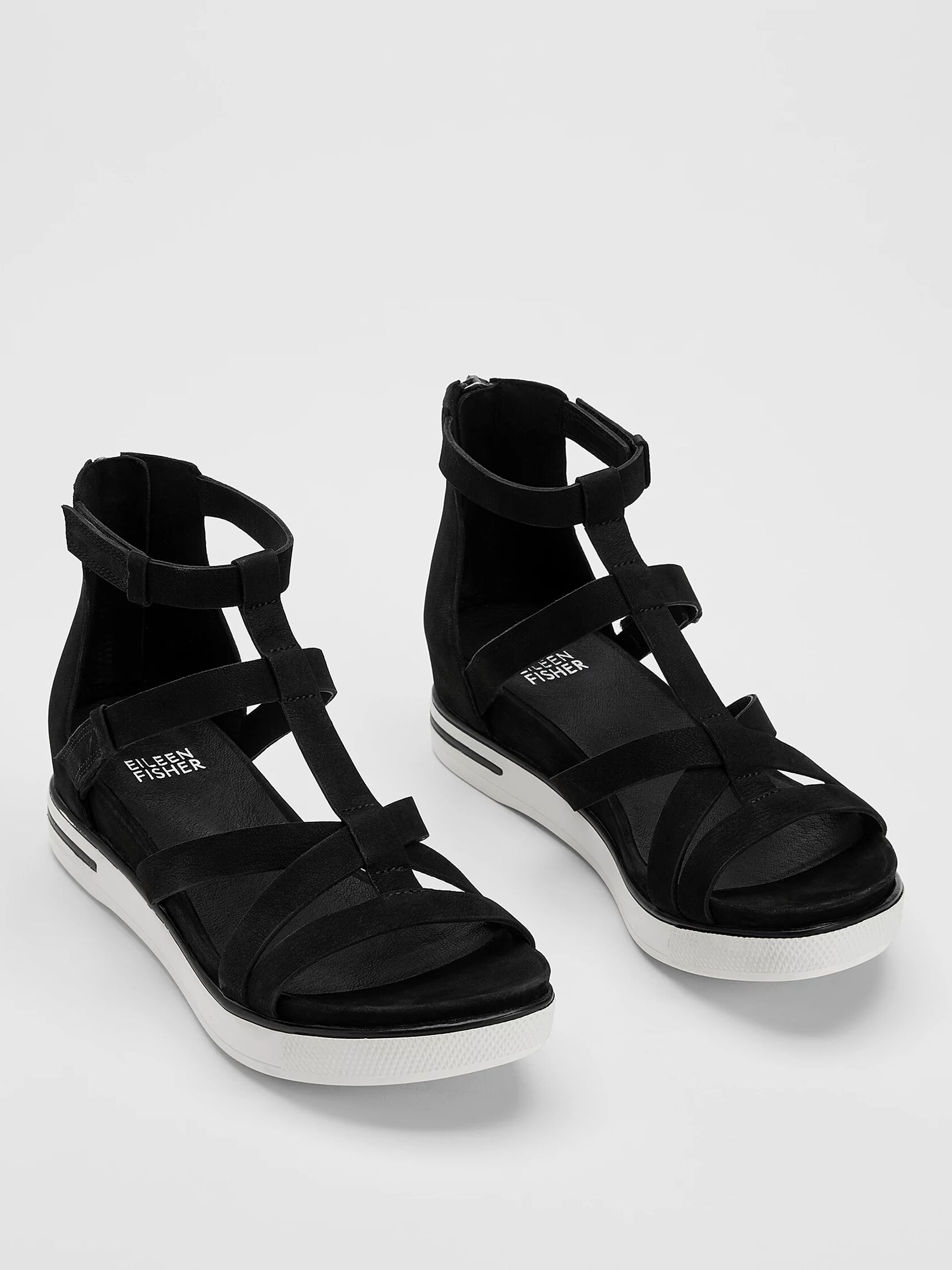 Sola Tumbled Nubuck Leather Sneaker Sandal