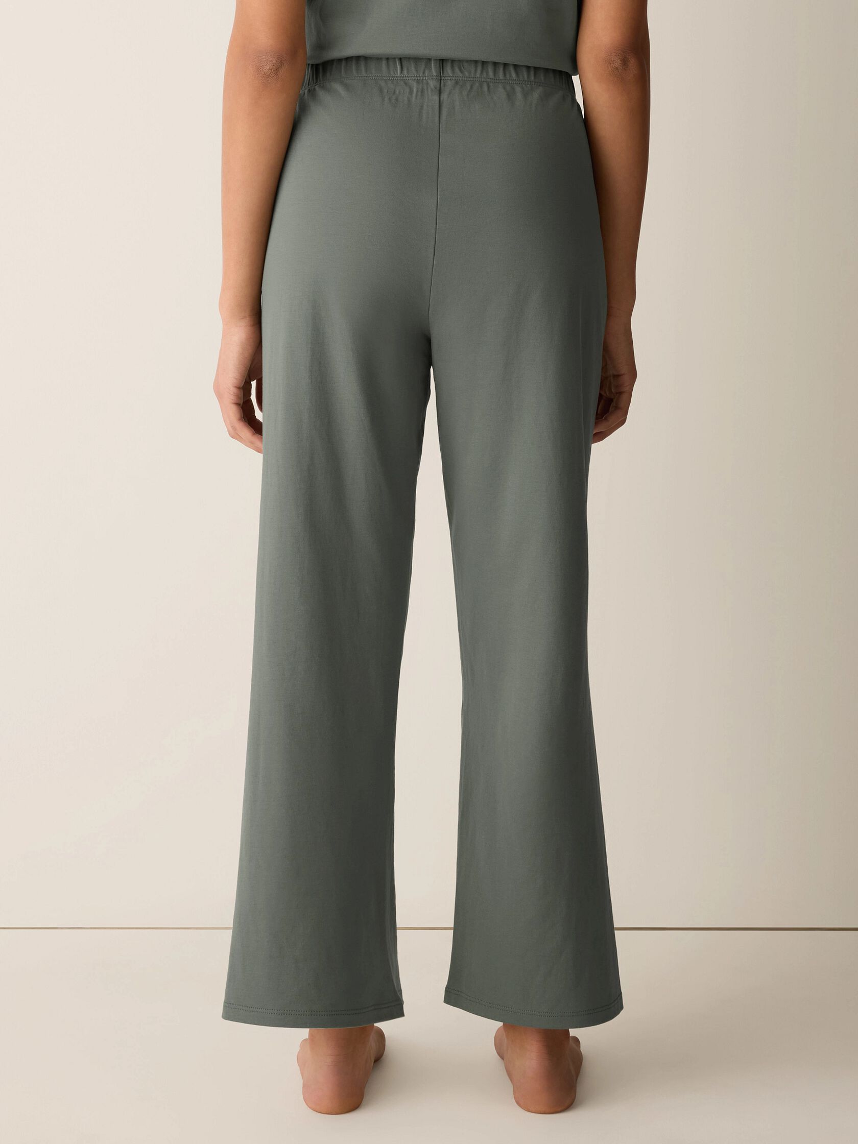 Organic Cotton Interlock Straight Sleep Pant