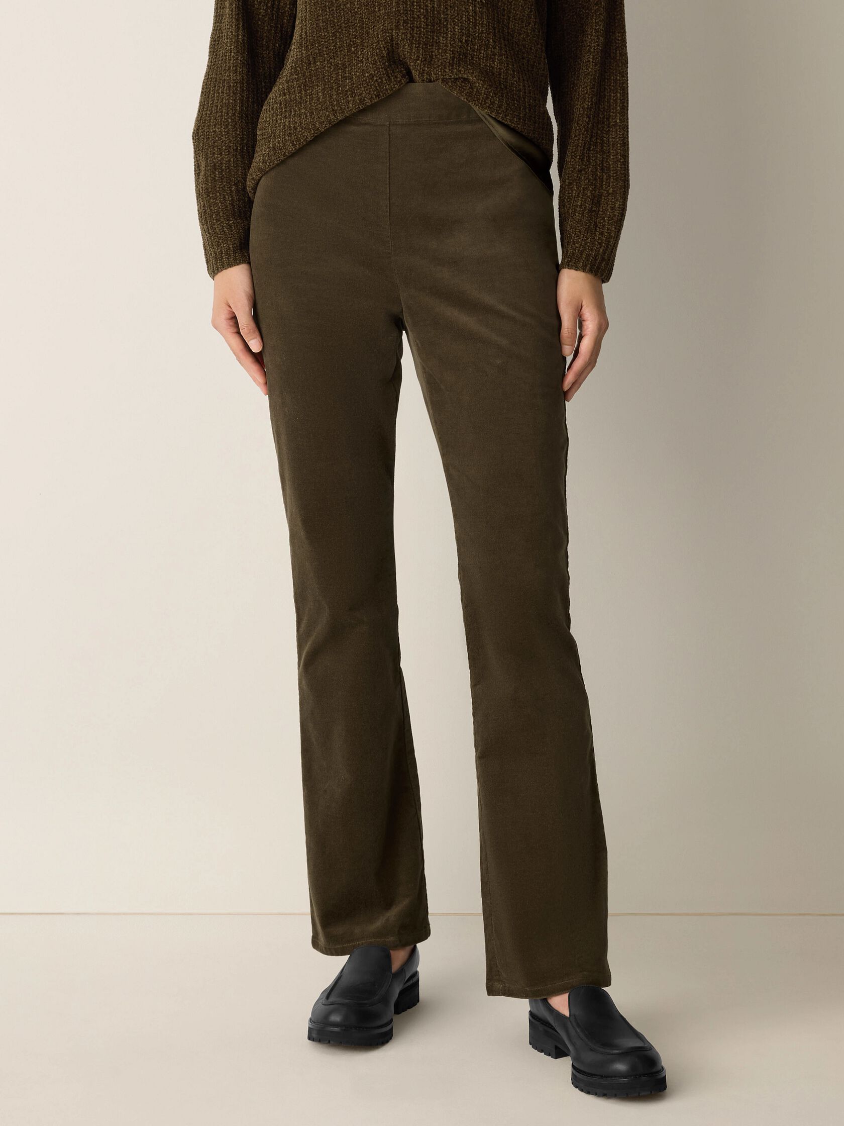 Brushed Organic Cotton Kick Pant