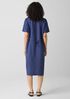 Organic Linen Jewel Neck Dress