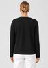 Stretch Jersey Knit V-Neck Shirt