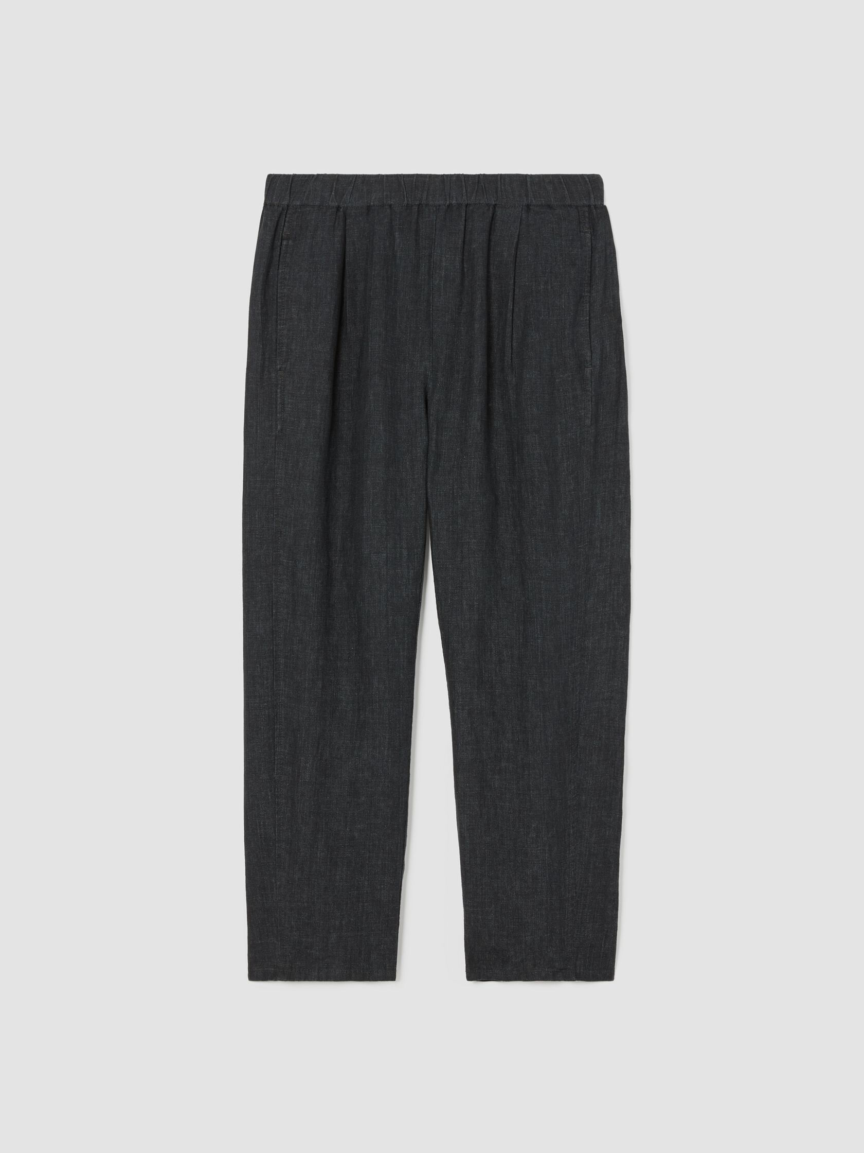 Washed Organic Linen Delave Lantern Pant