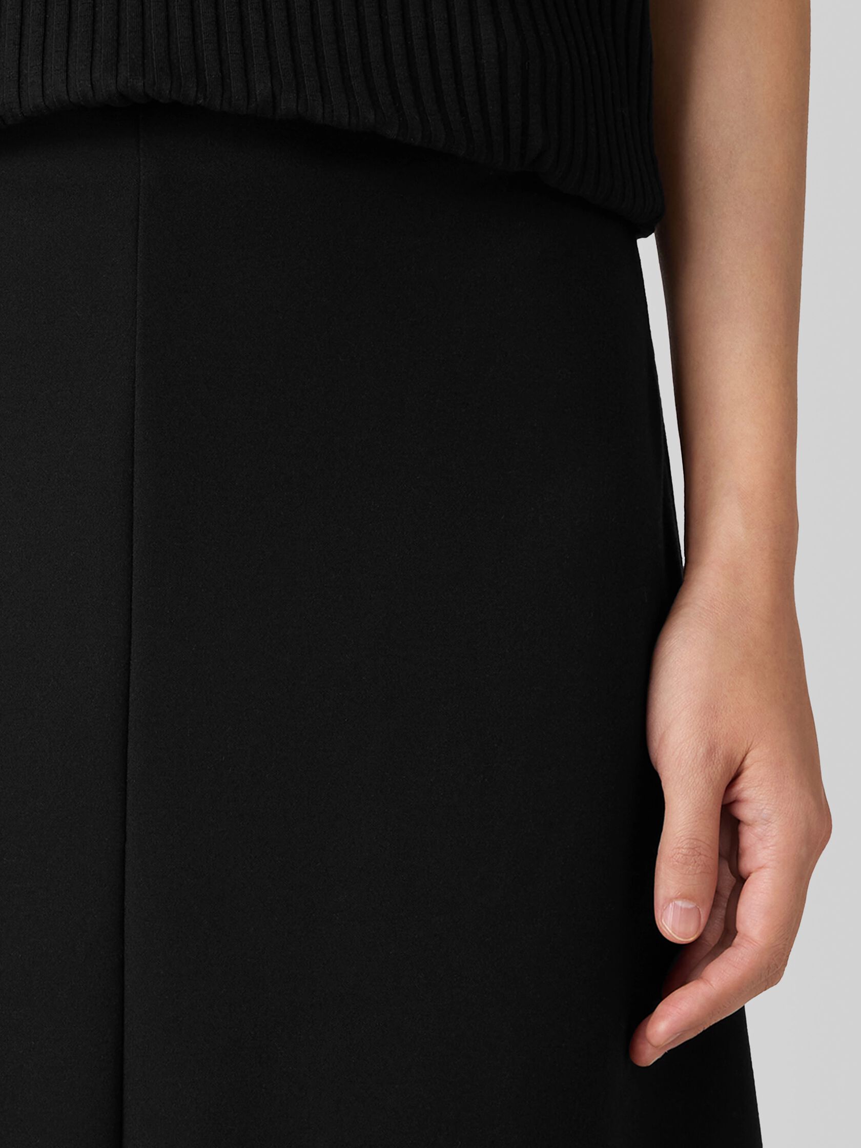 Lightweight Ponte A-Line Skirt