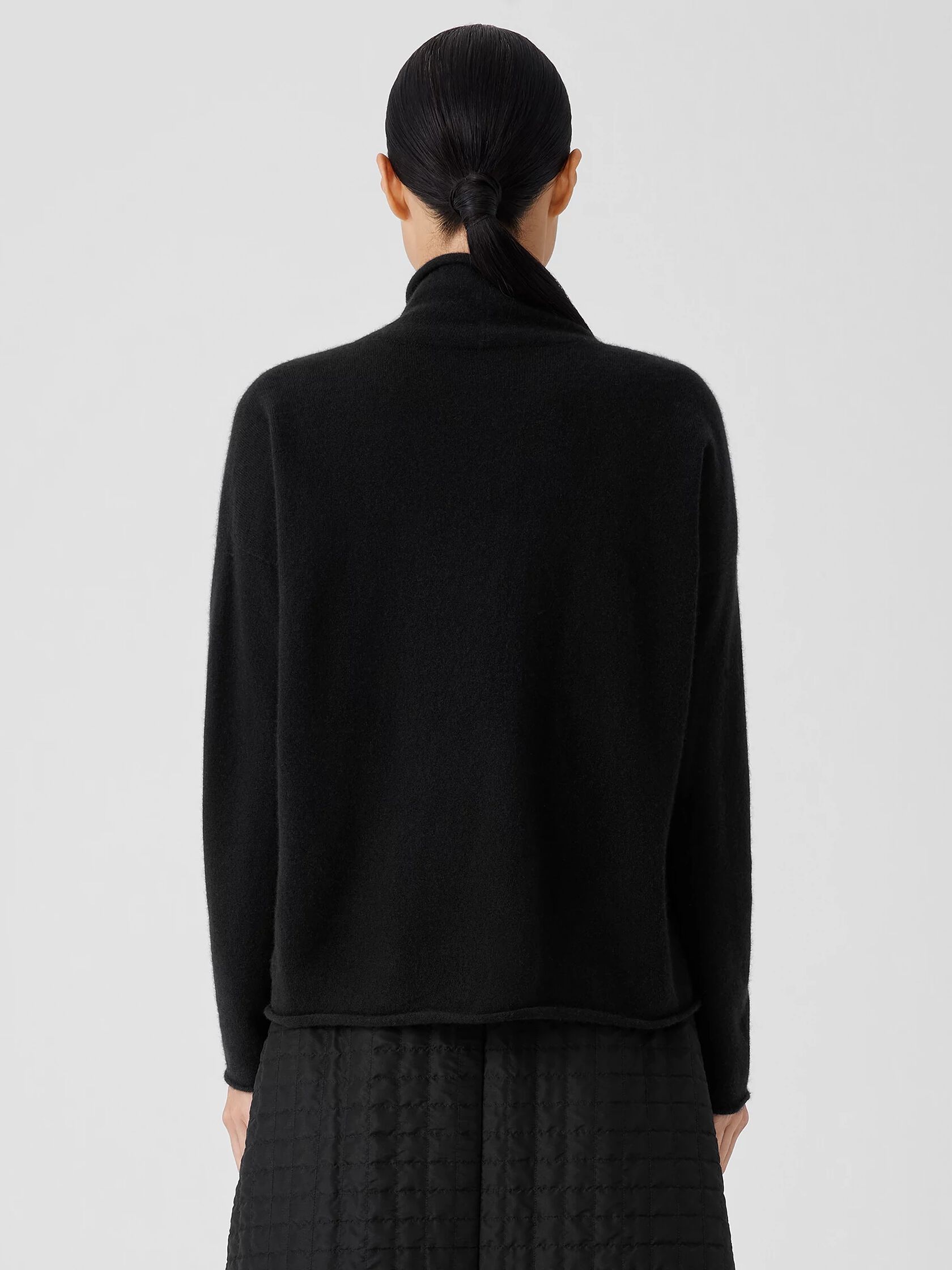 Italian Cashmere Turtleneck Top