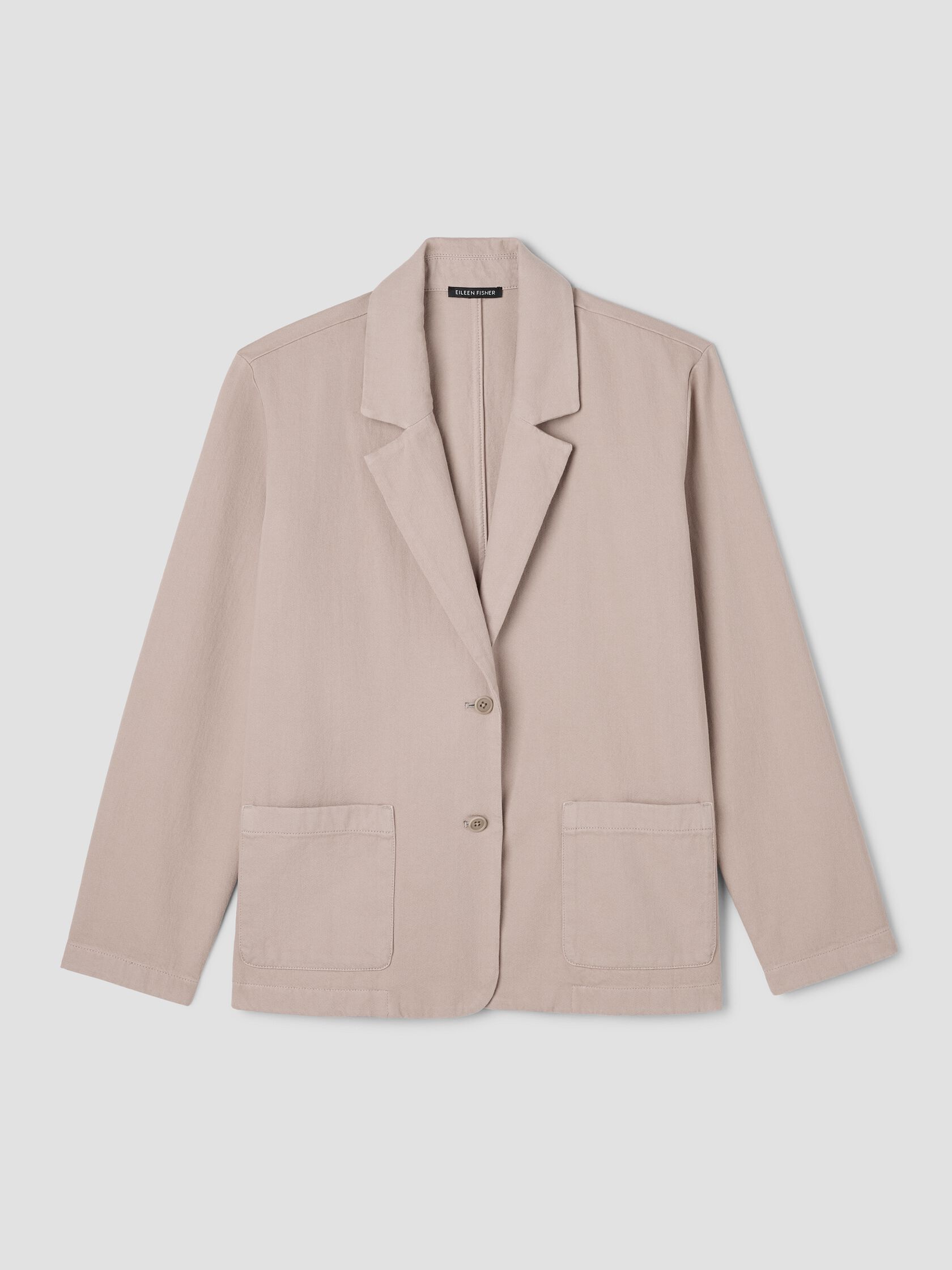 Garment-Dyed Utility Cotton Blazer