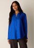Silk Twill Classic Collar Shirt