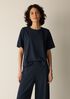 Extra-Fine Ponte Crew Neck Tee