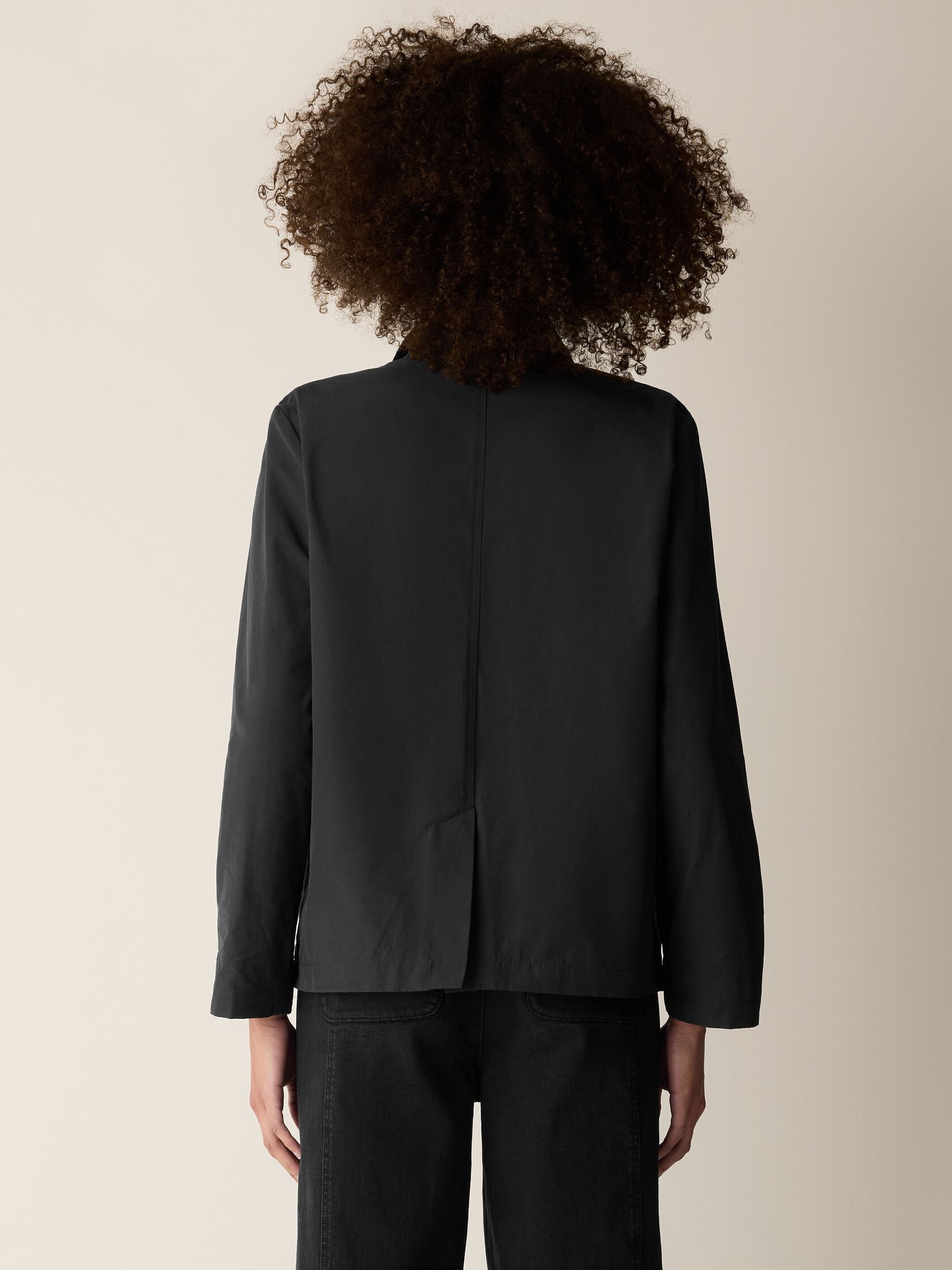 Light Cotton Nylon Blazer