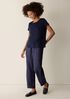 Organic Linen Jersey Crew Neck Tee