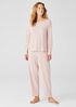 Cozy Organic Cotton Interlock Jewel Neck Top