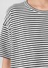 Striped Organic Cotton Slub Box-Top