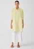 Garment-Dyed Organic Handkerchief Linen Long Shirt