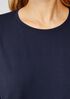 Lightweight Viscose Jersey Crew Neck Tee