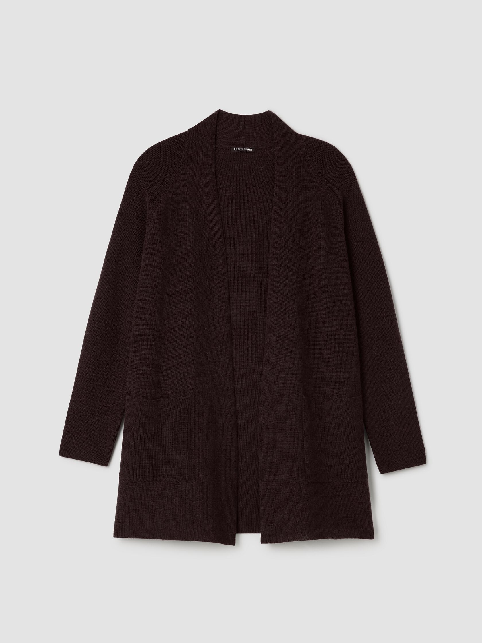 Merino Long Cardigan in Regenerative Wool