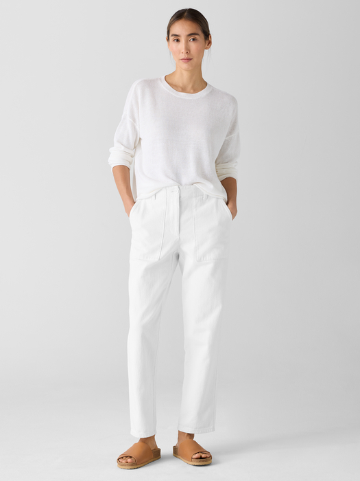 Picture of Relaxed Organic Cotton Chino Pants - Women's