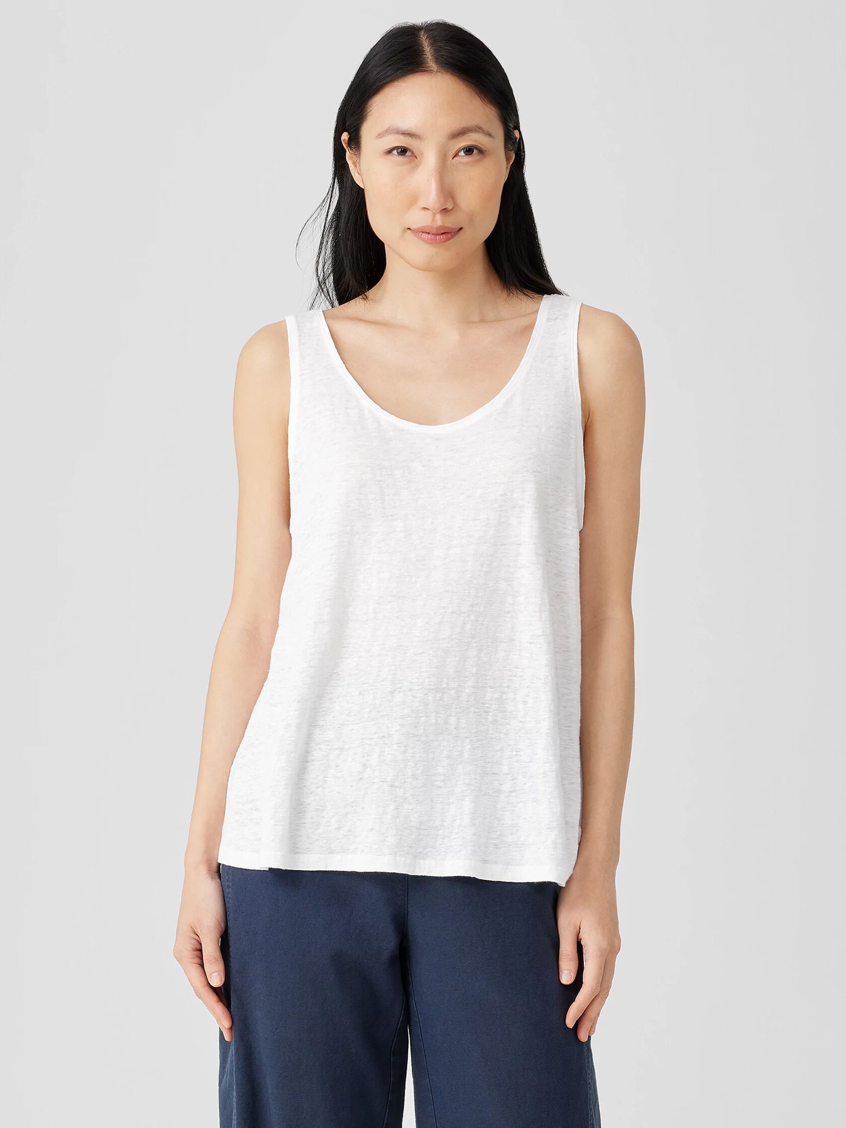 Organic Linen Jersey Tank