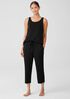 Cozy Organic Cotton Interlock Slouchy Pant