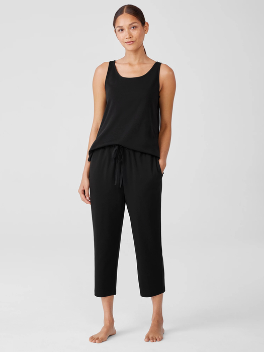 Cozy Organic Cotton Interlock Slouchy Pant