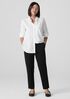 Washable Flex Ponte Tapered Trouser Pant
