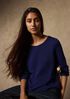 Peruvian Cotton Blend Bateau Neck Top