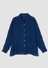 Renew Handkerchief Linen Classic Collar Shirt, S