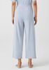 Cozy Organic Cotton Interlock Wide-Leg Pant