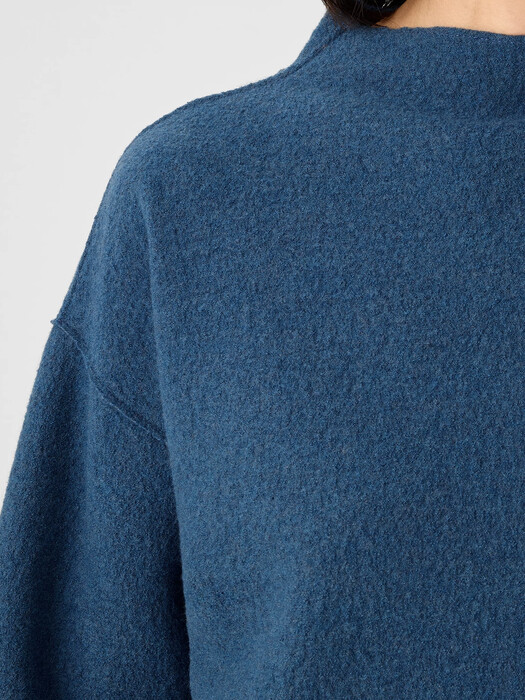 Lightweight Boiled Wool Box-Top