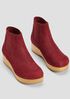 Words Oiled Nubuck Clog Bootie
