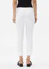 Washable Stretch Crepe Slim Pant with Slits