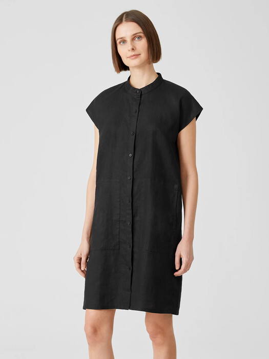 Organic Linen Shirtdress | EILEEN FISHER Organic Linen Shirtdress | EILEEN FISHER