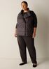 Eggshell Recycled Nylon High Collar Quilted Vest