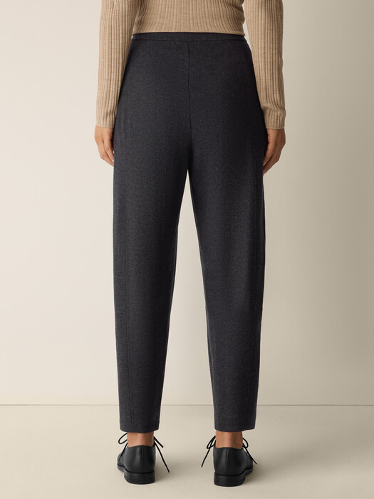 Mélange Boiled Wool Jersey Lantern Pant in Regenerative Wool