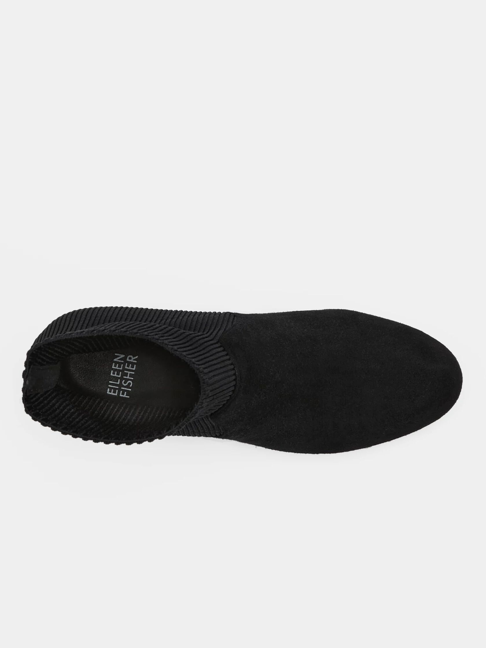 Knolls Suede and Recycled Stretch Knit Sock Boot