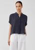 Organic Cotton Gauze Short-Sleeve Shirt