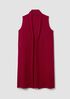 Lightweight Boiled Wool Shawl Collar Vest in Regenerative Wool