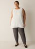 Washable Stretch Crepe Slim Pant