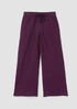 Organic Cotton Lofty Gauze Wide-Leg Pant