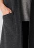 Lightweight Boiled Wool Shawl Collar Vest in Regenerative Wool